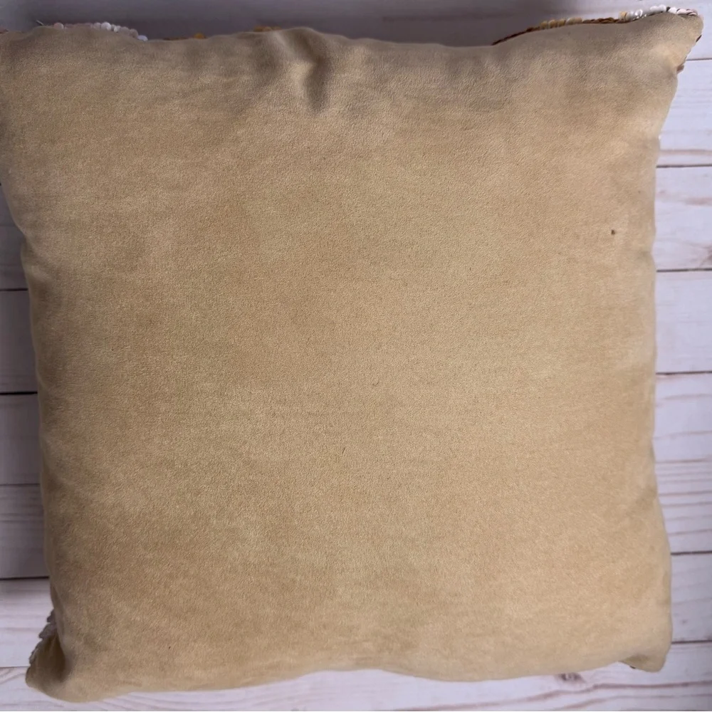 Reversible Sequin Pillow with Celebrity Design